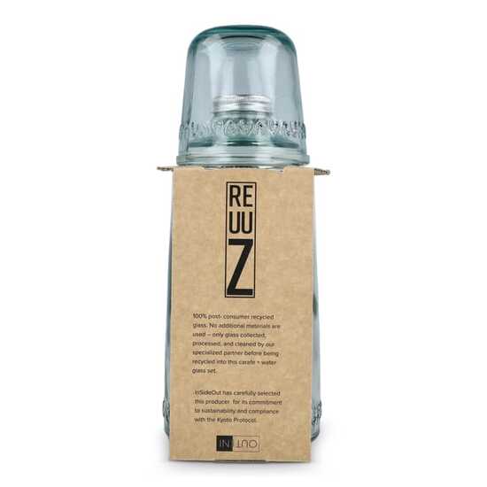 InSideOut Recyceltes Glas-Getränkeset ReuuZ 1 l