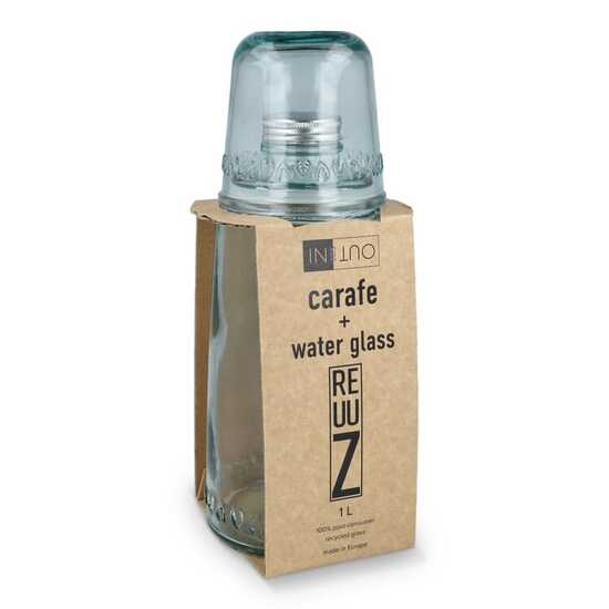 InSideOut Recyceltes Glas-Getränkeset ReuuZ 1 l