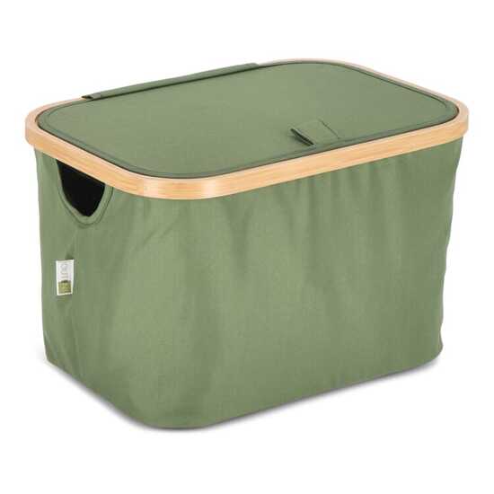 InSideOut faltbarer Korb mit Deckel Sogne 38 x 26 x 25cm rPET
