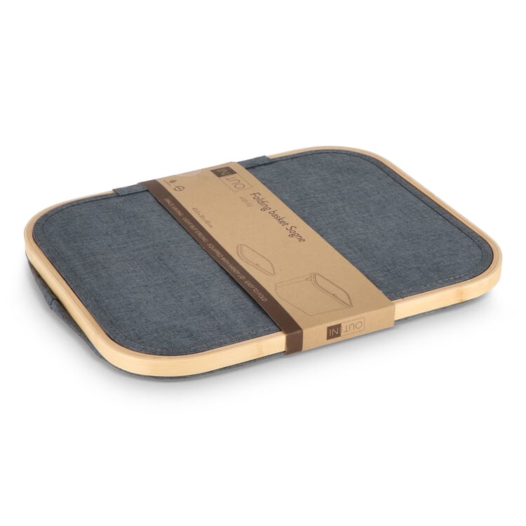InSideOut faltbarer Korb mit Deckel Sogne 40,5 x 33 x 30cm rPET