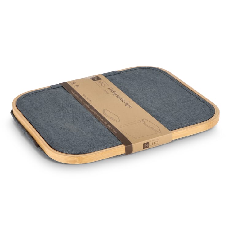 InSideOut faltbarer Korb mit Deckel Sogne 40,5 x 33 x 42cm rPET