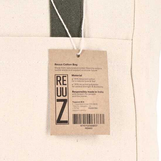 InSideOut Reuuz Canvas Tragetasche 33 x 42 x 10 cm