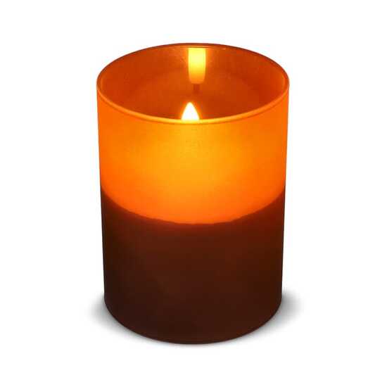 Nyelle Wiederaufladbare LED-Wachskerze im Glas
