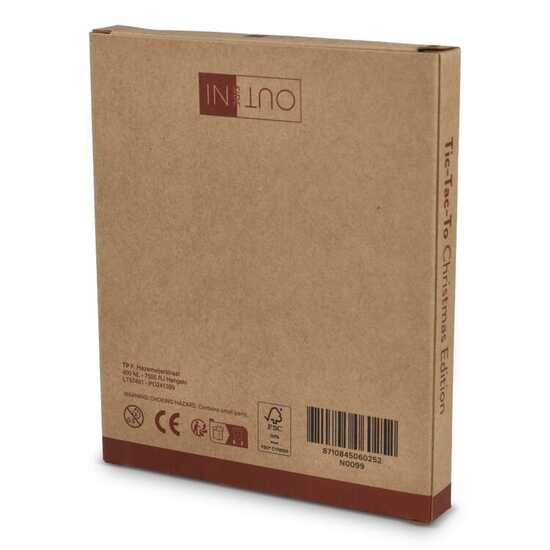 InSideOut Weihnachts-Tic-Tac-Toe aus Holz