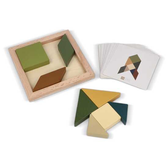 InSideOut Holz-Tangram think IQ puzzle
