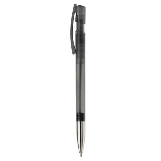 Kugelschreiber Nash Transparent mit Metallspitze