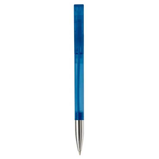 Kugelschreiber Nash Transparent mit Metallspitze