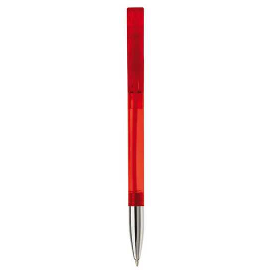 Kugelschreiber Nash Transparent mit Metallspitze