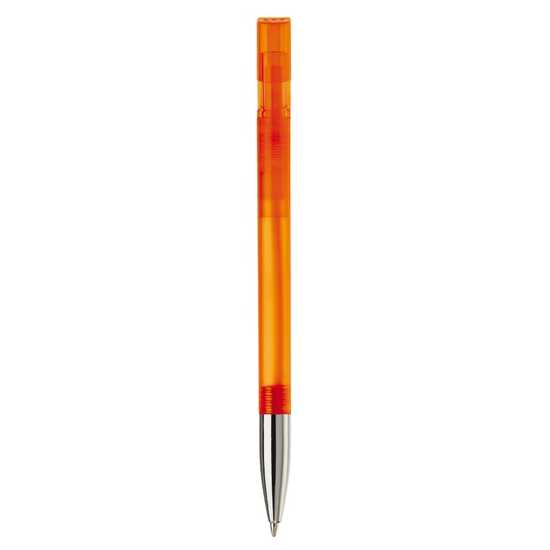 Kugelschreiber Nash Transparent mit Metallspitze