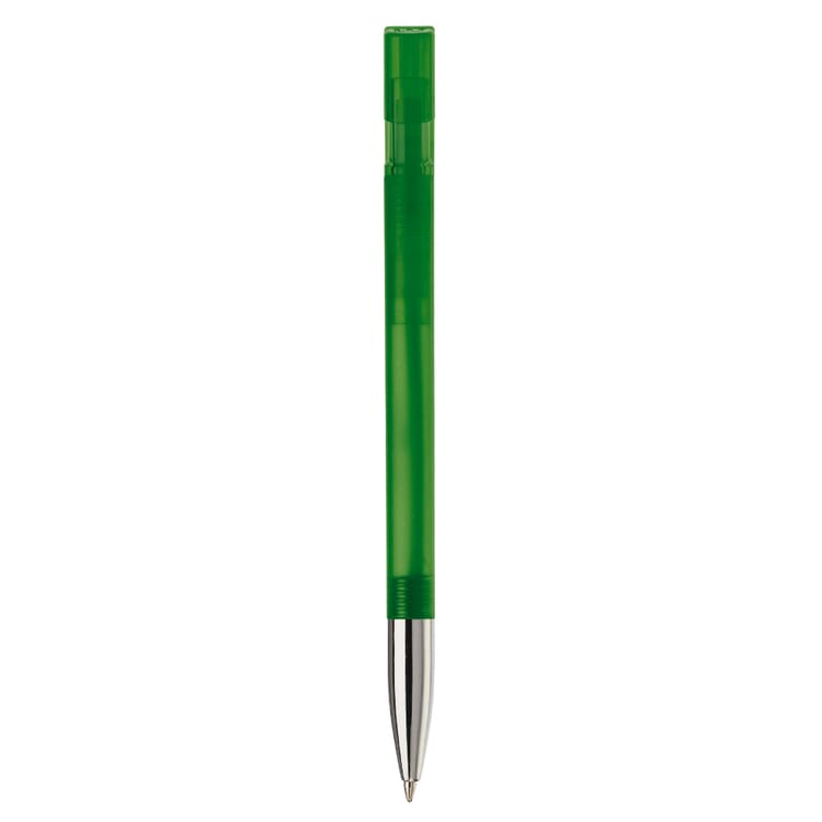 Kugelschreiber Nash Transparent mit Metallspitze