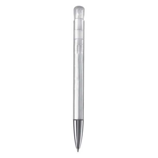 Kugelschreiber Atlas Transparent mit Metallspitze