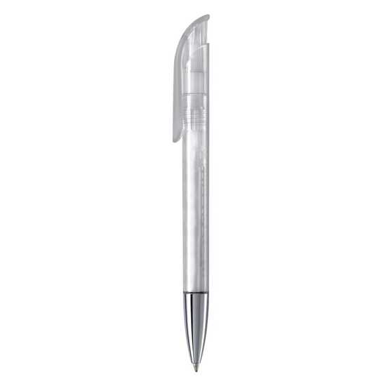 Kugelschreiber Atlas Transparent mit Metallspitze