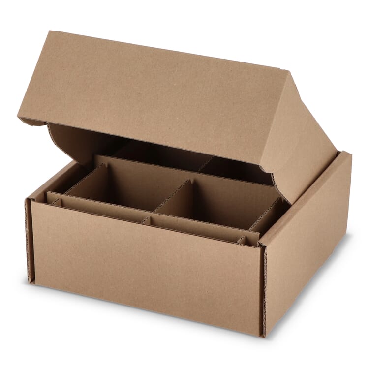 Individuelle Geschenkverpackung für 4 Tassen 24.3 x 24.3 x 9.9 cm
