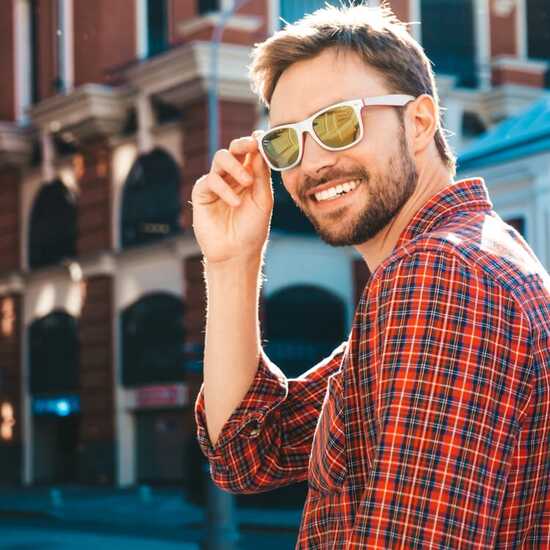 Sonnenbrille Jeffrey, zweifarbig UV400