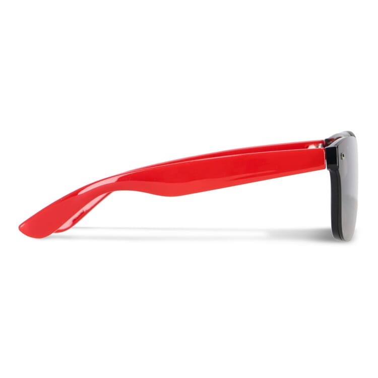 Justin R-PC Sonnenbrille mit verspiegelten Uni-Gläsern UV400