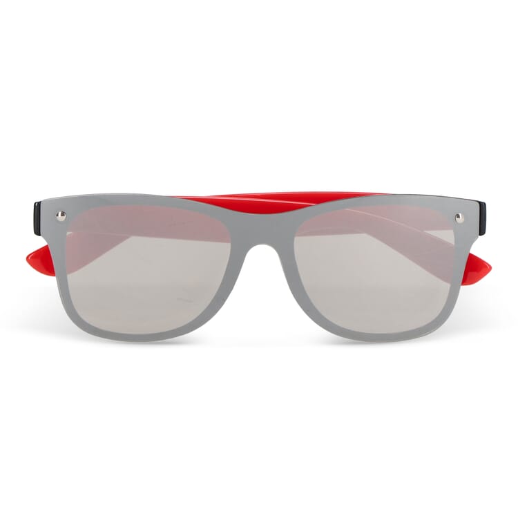 Justin R-PC Sonnenbrille mit verspiegelten Uni-Gläsern UV400