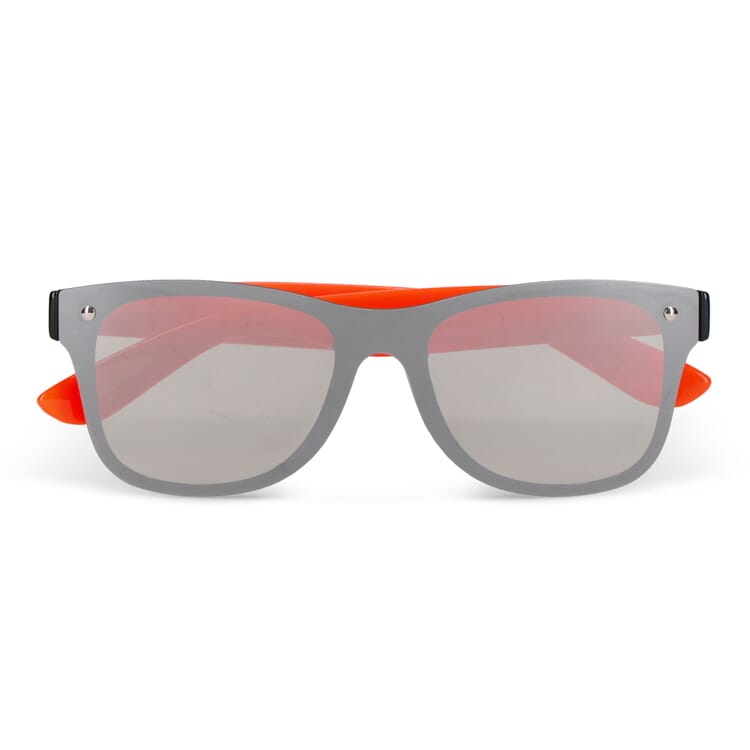 Justin R-PC Sonnenbrille mit verspiegelten Uni-Gläsern UV400