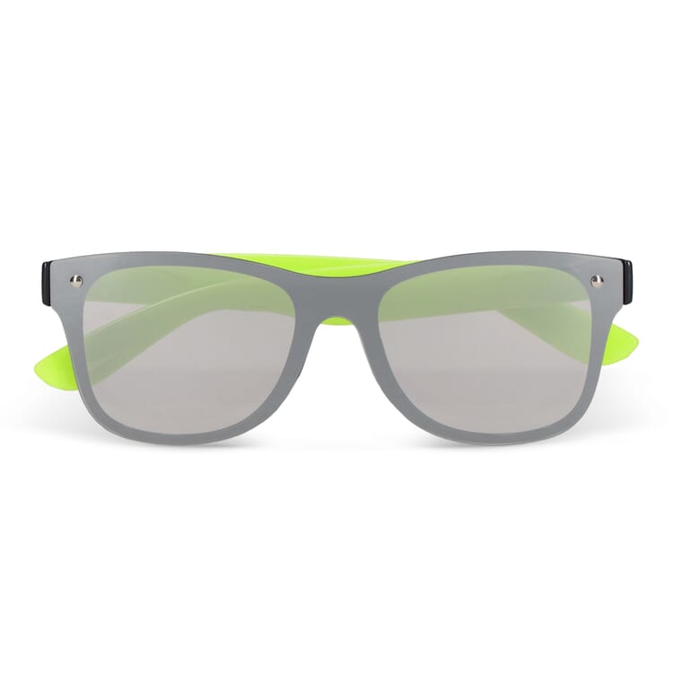 Justin R-PC Sonnenbrille mit verspiegelten Uni-Gläsern UV400