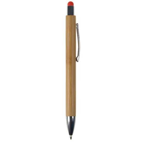 Bambus Kugelschreiber New York mit Touchpen