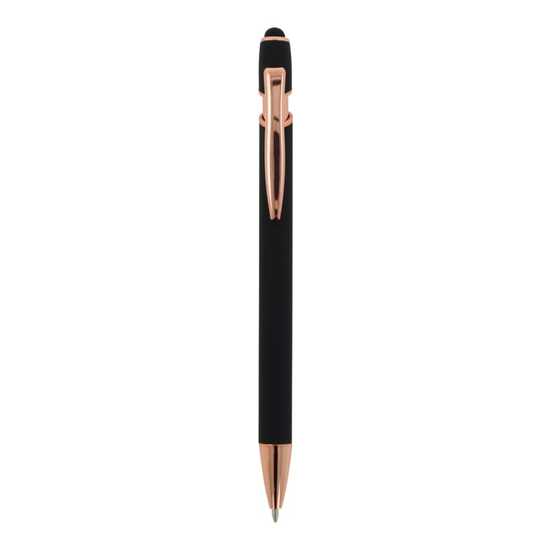 Kugelschreiber Paris Deluxe Metall gummiert