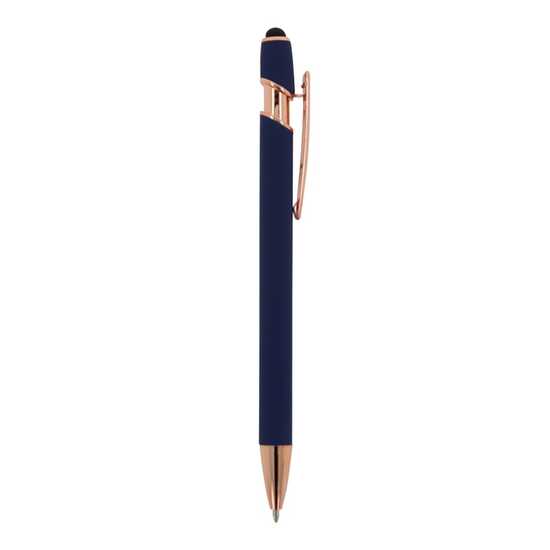 Kugelschreiber Paris Deluxe Metall gummiert