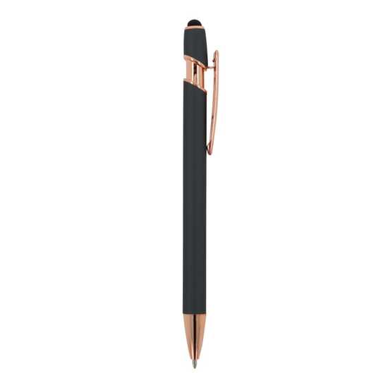 Kugelschreiber Paris Deluxe Metall gummiert