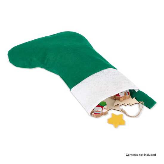 Weihnachtsstrumpf aus Filz 40 cm