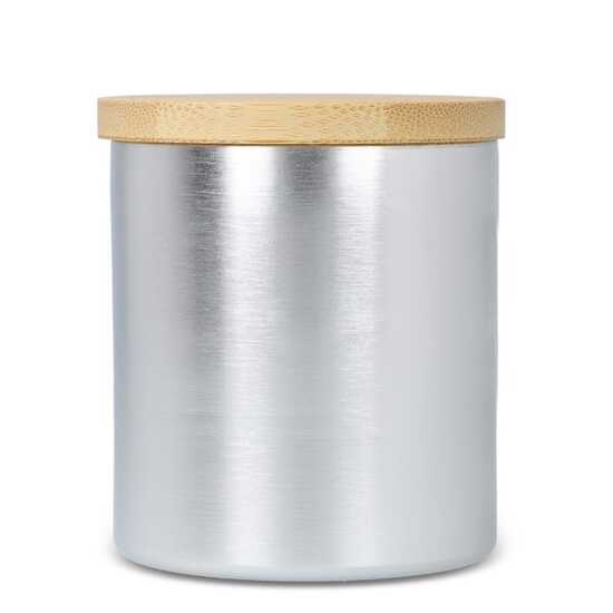 Bhakti-Duftkerze auf pflanzlicher Basis in recyceltem Aluminiumgefäß