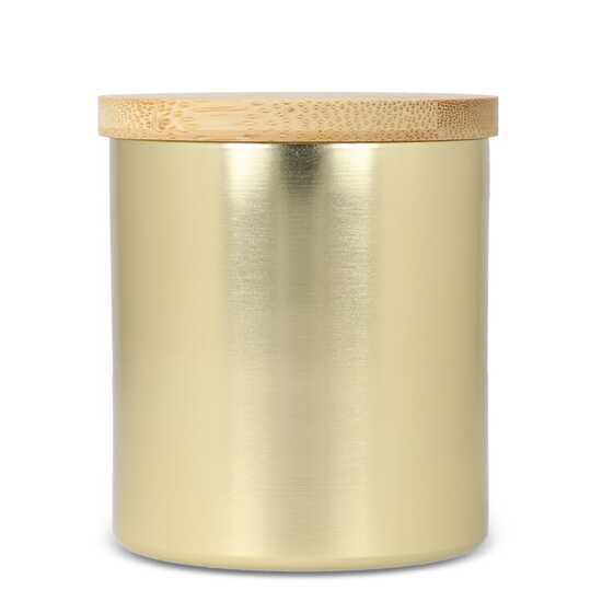 Bhakti-Duftkerze auf pflanzlicher Basis in recyceltem Aluminiumgefäß