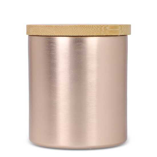 Bhakti-Duftkerze auf pflanzlicher Basis in recyceltem Aluminiumgefäß