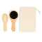 Schima superba Holz Pinsel & Spiegel Set