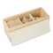 Dieses nachhaltige Set enthält drei spannende Denkspiele: ein Sternenpuzzle, ein Pyramidenpuzzle und ein 3D-Würfelpuzzle, die alle aus FSC-Holz gefertigt sind. Sie sind in einer FSC-Holzbox