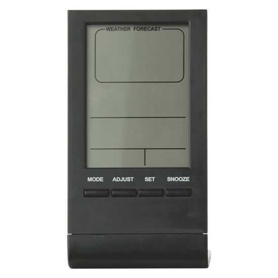 Elektronische Wetterstation Schwarz