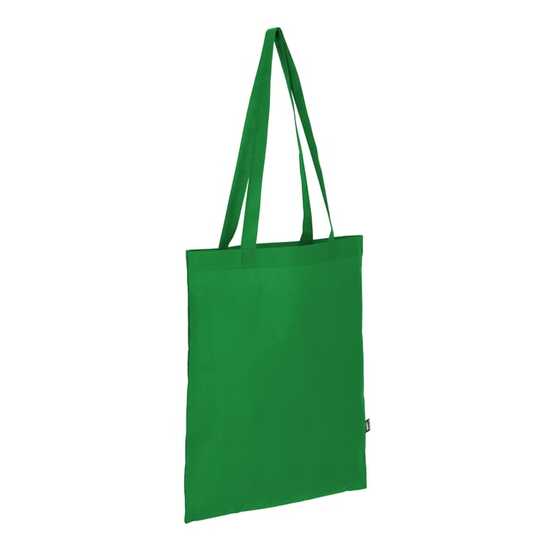 R-PET Tragetasche aus Non Woven mit langen Griffen 38 x 42cm 75g/m²