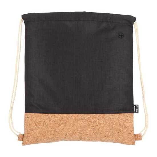 Kordelzugbeutel R-PET & Kork 35 x 40cm