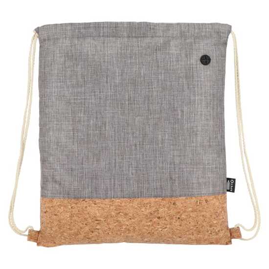 Kordelzugbeutel R-PET & Kork 35 x 40cm