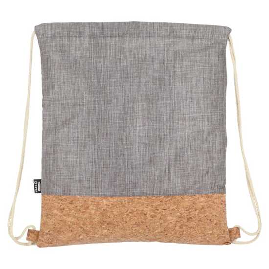 Kordelzugbeutel R-PET & Kork 35 x 40cm