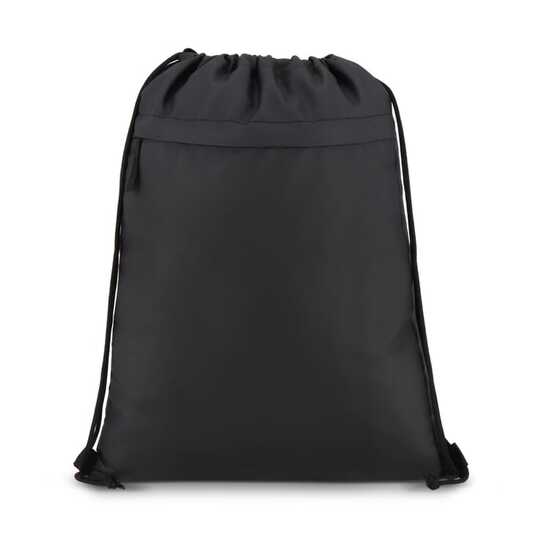 PU-beschichtete R-PET 600D Kordeltasche 33 x 42 cm