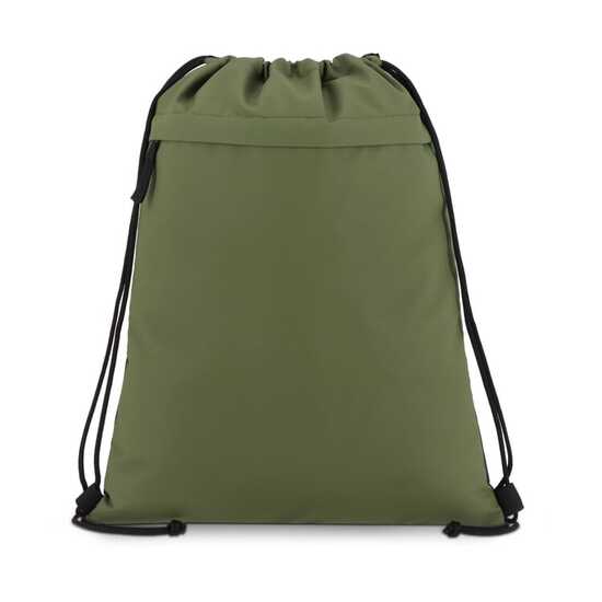 PU-beschichtete R-PET 600D Kordeltasche 33 x 42 cm
