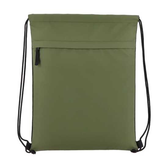 PU-beschichtete R-PET 600D Kordeltasche 33 x 42 cm