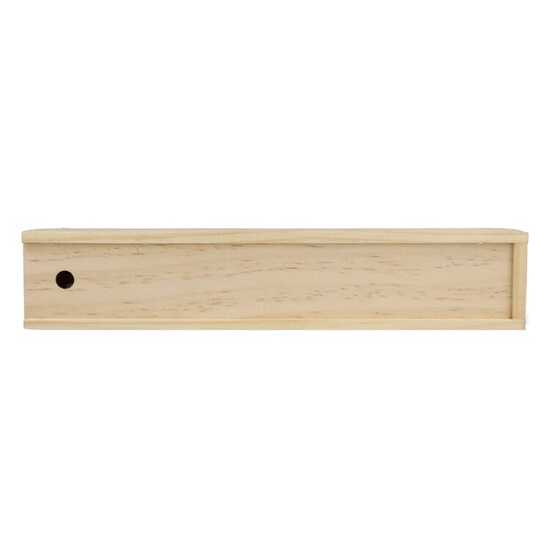Buntstifte in Holzschiebeschachtel