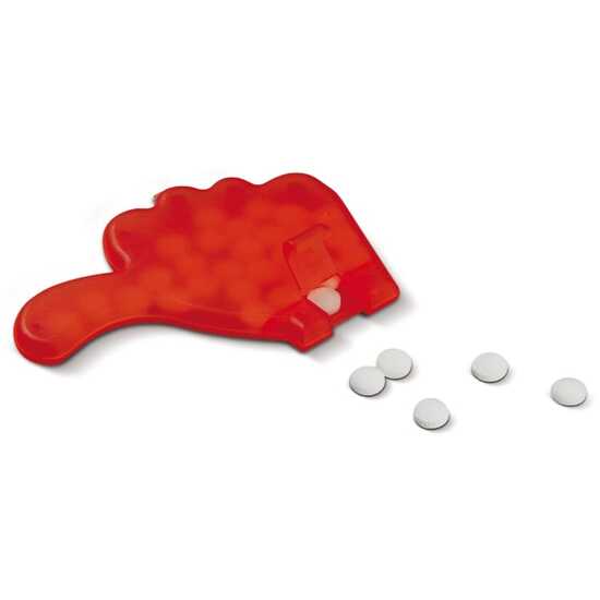 Pfefferminzdose Daumen
