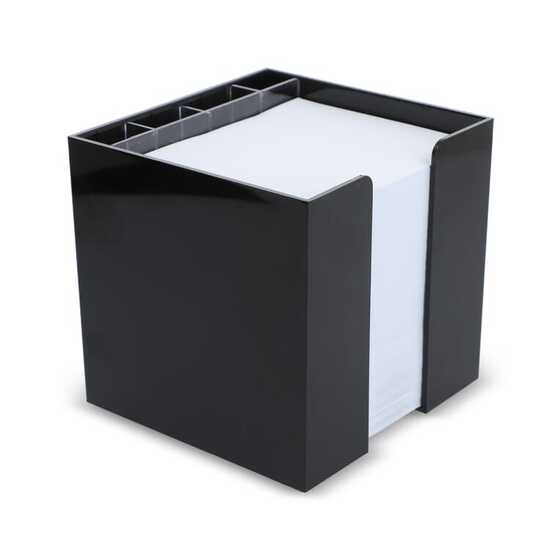Notizzettel 10x10x10cm in Würfelbox mit Stifteköcher