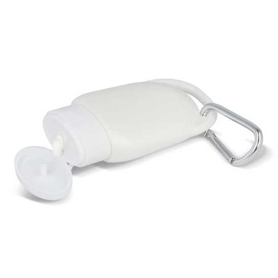 Sonnenschutzlotion mit Karabiner SPF30 aus recyceltem Material