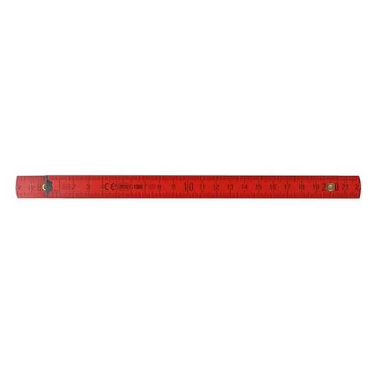 Zollstock Holz 2m Premium lackiert