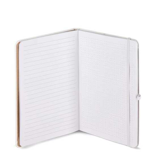 Notizbuch Olmo Hardcover PU A5 mit Haftnotizen