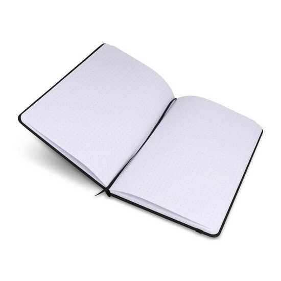 Notizbuch A5 PU mit Rasterpunktseiten