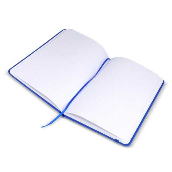 Notizbuch A5 PU mit Rasterpunktseiten