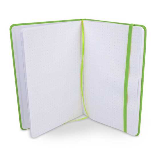 Notizbuch A5 PU mit Rasterpunktseiten