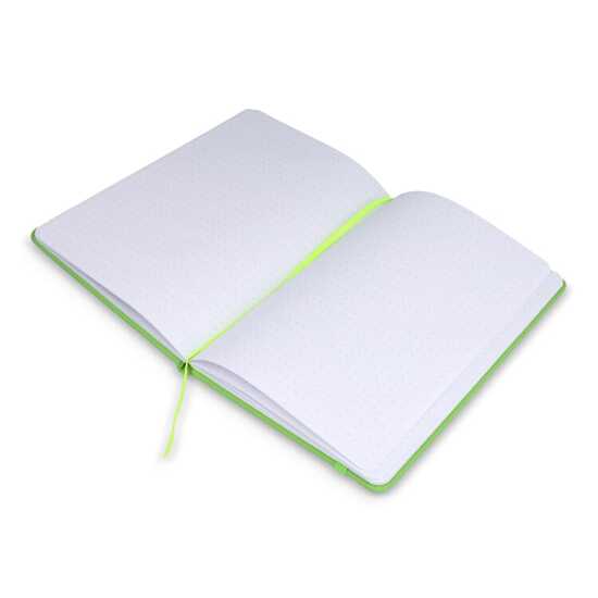 Notizbuch A5 PU mit Rasterpunktseiten